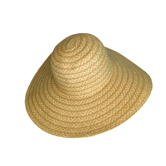 Jones New York Wide Brim Paper Sun Hat - Picture 2 of 7